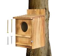 Owl Boxes for Outside - Wooden, Bird House | Wildlife Nest Shelter