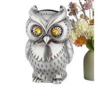 Owl Coin Bank - Metal Savings Container, Money Storage Box with Durable Build, Decorative Accessory with Compact Design, Home Gear for Allowance Financial Management Desk Living Room