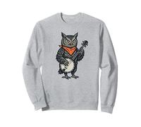Owl Cute Banjo Picker Music Sweatshirt