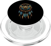 Owl Dreamcatcher Native American Indian Feathers Arts PopSockets PopGrip pour MagSafe
