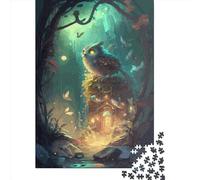 Owl Fairy Tale Puzzle 1000 Pièces Educa Jouet en Bois Cadeau Unique Décoration Intérieure Jeu Éducatif Challenge Toy Adultes & Enfants des 14 Ans 1000pcs (75x50cm)