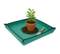 Owl Focus Tapis de rempotage de plantes en polyéthylène, tapis de transplantation imperméable, tapis de rempotage pour plantes grasses d'intérieur, tapis de jardinage portable (68,1 x 68,1 cm)