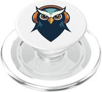 Owl Groove Music Lover's Casque Audio PopSockets PopGrip pour MagSafe