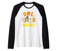 Owl Halloween Squad Costume | Happy Owloween Team Manche Raglan