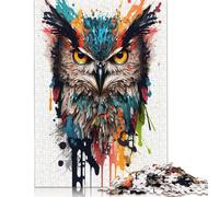 Owl IV Puzzle 1000 Piezas, Rompecabezas Para Adultos, Rompecabezas Imposable, Rompecabezas Juego De Habilidad Para Toda La Familia, Rompecabezas Para Adultos, Rompecabezas 1000pcs (75x50cm)