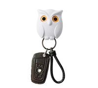 Owl Key Hooks - Night Owl Key Holder, Animal Wall Mounted Key Holder for Household - Cute Wall Decoration for Entryway, Doorway, Apartment, Funny Ornament for Birthday Gift