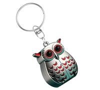 Owl Keychain Nail Clipper, Portable Owl Keychain Nail Clipper, Unique Gifts, 2-in-1 Foldable with File (Gray)