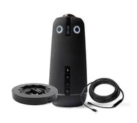 Owl Labs Meeting Owl 4+ Premium Pack - Caméra de vidéoconférence Intelligente 4K, Microphone et Haut-Parleur (Accessoires Inclus)