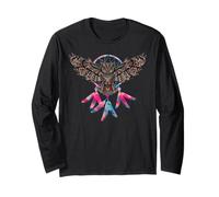 Owl Native American Indian Southwest Feathers Manche Longue