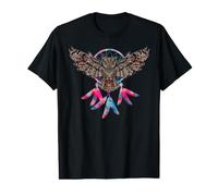 Owl Native American Indian Southwest Feathers T-Shirt Graphique avec Valeur