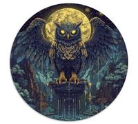 Owl Puzzles 1000 Pieces Cadeau Unique Jeu Éducatif Défi Jouet À De Qualité Supérieure Peinture Art pour Adultes Et Enfants À Partir De 12 Ans 1000pcs (67.5x67.5cm)