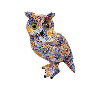 Owl Sculpture, Colorful Graffiti Decoration Statue, Owl Decorative Figures, Bookshelf, Apartment, Office, Statues and Sculptures, Resin Animal Sculpture,Animal Deco B