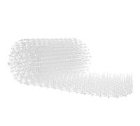 OWLEEN Tapis de jardin pour la - Bande de picots anti-chien - Tapis de dissuasion - Blanc