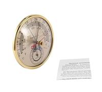 OWLEEN Thermomètre hygromètre analogique 12,7 cm min max pour intérieur ou extérieur anti pluie, température et humidité