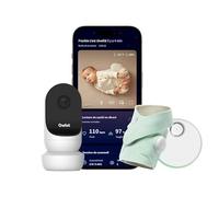 Owlet Dream Duo 2 Système de Surveillance Intelligent pour bébé : Dream Sock® & Owlet Cam 2- Suivi du pouls et de l'oxygène et vidéo HD - Mint