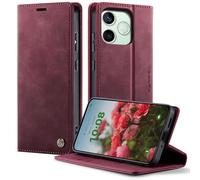 owlhold Étui de protection pour téléphone portable Honor 600 Lite - Étui à rabat - En cuir synthétique de qualité supérieure - RFID - Pliable - Compartiment pour cartes - Fonction support - Honor 600