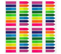 OWLKELA 1600 Pièces Marqueur de Page Feuillets, Onglets Séparateur Guides D'index, Repositionnables [2 Motifs, 8 Couleurs]