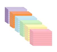 OWLKELA 600 Fiches Bristol A8, 6 Couleurs, Flashcards Lignées Pour Notes, Bureau & Apprentissage, Portable, Écriture Facile, Carte d’Index Pour Études&Maison