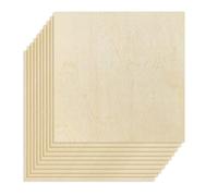 OWLKELA Contreplaqué 10pcs 200 * 200 * 2mm, Planche de Bois | Contreplaqué Plaque de Bois, pour Pyrogravure, Modèle Avion, Fait Main, DIY, Loisirs Créatifs, Bricolage