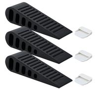 OWLMATE 3 Pièces Bloque Porte, Cale Porte Sol, Antidérapants Arret de Porte, Stop Porte, Door Stopper pour Toutes les Surfaces