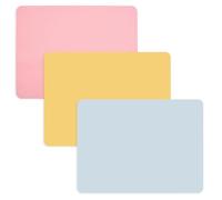 OWLMATE 3 Pièces Tapis Peinture Silicone, Tapis Silicone Patisserie, Tapis de Cuisson, Tapis Silicone Peinture Tapis de Table, pour Couler La Résine, Artisanat