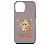 Owls are My Spirit Animal - Jolie Chouette Coque pour iPhone 12 Mini
