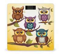 Owls Birds Balance de pesée numérique très précise avec grand écran LCD, durable pour un usage domestique, mesure jusqu'à 180 kg