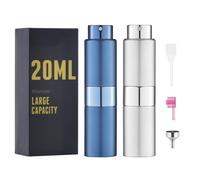 Owlyee Lot de 2 vaporisateurs de parfum 20 ml, flacon pulv risateur de Cologne vide, mini distributeur de vaporisateur pour voyage