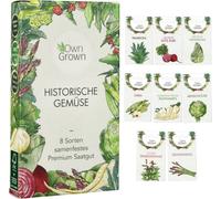 Own Grown Coffret de 8 Semences - Légumes Historiques - 1 kit