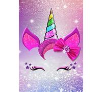 OWN4B Kit de broderie au point de croix estampillé, ornement licorne 11CT 36,1 x 46 cm (corne)