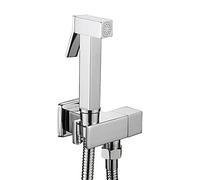 Ownace Kit de douche en laiton chromé pour bidet musulman Shattaf