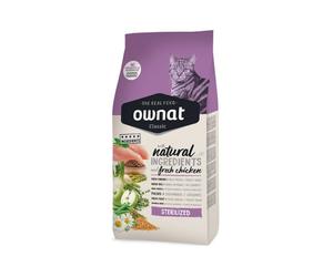 Ownat Classic Sterilized - Croquettes naturelles pour chats stérilisés - Faible en matières grasses - Contrôle du poids