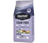 OWNAT-Croquette pour chat adulte stérilisé Grain Free au poisson Ownat - 3 kg