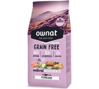 OWNAT-Croquette pour chat adulte stérilisé Grain Free Prime au poulet et dinde Ownat - 8 kg
