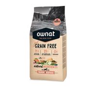 OWNAT-Croquette pour chien adulte Grain Free au saumon et fruits de mer Ownat - 3 kg