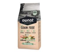 OWNAT-Croquette pour chien adulte Just Grain Free au poulet Ownat - 14 kg