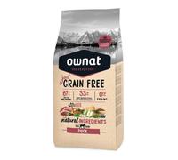 OWNAT-Croquette pour chien adulte Just Grain Free sans céréale au canard Ownat - 3 kg
