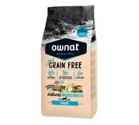 OWNAT-Croquette pour chien adulte Just Grain Free sans céréales à la truite Ownat - 14 kg
