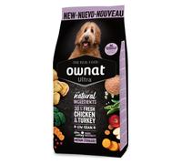 OWNAT-Croquette pour chien adulte stérilisé de taille moyenne au poulet et riz Ownat - 3 kg