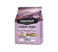 Ownat Croquettes pour Chat Prime sans Céréales Sterilized