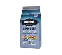 Ownat Grain Free Prime Senior Croquettes pour Chien avec Poulet & Dinde 12kg