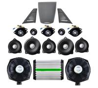 OWNBHGJR Compatible for BMW Série 5 F10 F11, kit Audio Plug & Play | Kit audio Plug & Play comprenant haut-parleur, tweeter, caisson de basses et amplificateur DSP(HiFi 10 to 12 Hron)