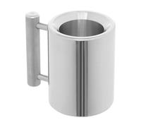 Owneed Gobelet Haltère, Tasse à café en acier inoxydable, Gobelet lourd de 10 kg, Gobelet de boisson amusant avec une capacité de 400 ml pour l'entraînement de fitness, le workout et les cadeaux