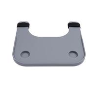 Owneed Plateau pour fauteuil roulant avec bord surélevé et fixations à crochets et boucles, jusqu'à 50 kg, accoudoirs de fauteuil roulant de 40 à 50 cm, pour manger, lire, écrire, etc. (58 x 53 cm)