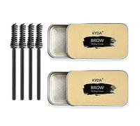 Ownest 2 PCS Sourcils Savon Kit Sourcils Styling Savon, Long Lasting étanche Smudge Preuve Sourcils Styling Pommade pour Natural Sourcils, g 3D Feathery Brows
