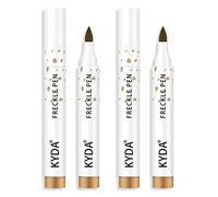 Ownest Lot de 2 stylos à bille anti-taches de rousseur naturels et réalistes Couleur tachetée de rousseur, imperméable et durable, pour un maquillage naturel sans effort Marron clair