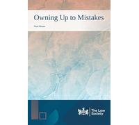 Owning Up to Mistakes