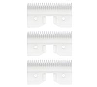 OwnLifeYF Lot de 3 lames de rechange grossières en céramique pour animaux domestiques compatibles avec Andis 64440, compatible avec Oster A5, compatible avec les tondeuses Walh KM Series, 22 dents
