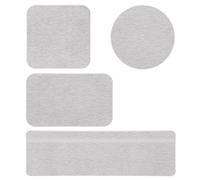 OwnMy Lot de 4 Dessous de Verre absorbants en diatomite pour Salle de Bain et Cuisine (Gris Clair)
