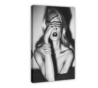 OWNPET Helmut Newton 24 Poster sur toile pour décoration murale de salon, chambre à coucher, style cadre, 50 x 75 cm